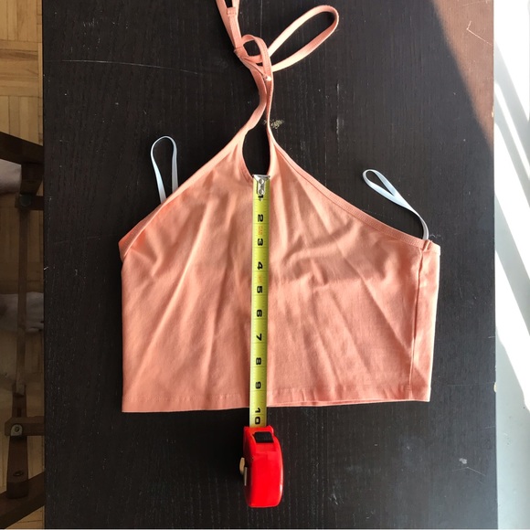 Aritzia creamsicle halter crop top size medium - Picture 3 of 5